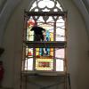 Stained glass work in prorgess